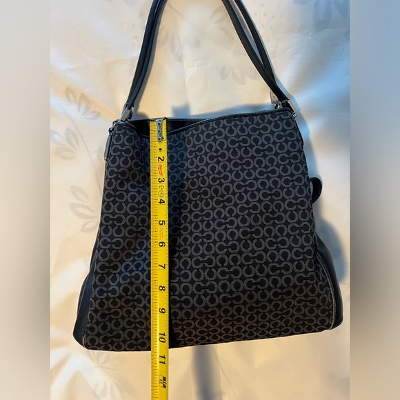 Coach “Madison Phoebe OP Art” vintage leather/canvas bag - Picture 5 of 8